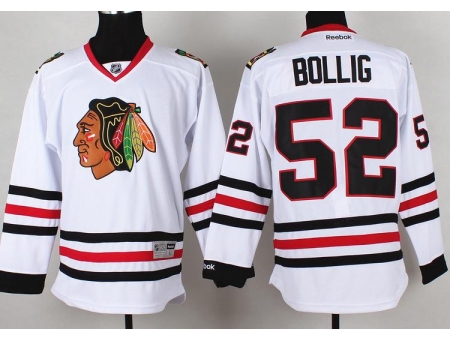 Chicago Blackhawks 52 Brandon Bollig White NHL Jerseys