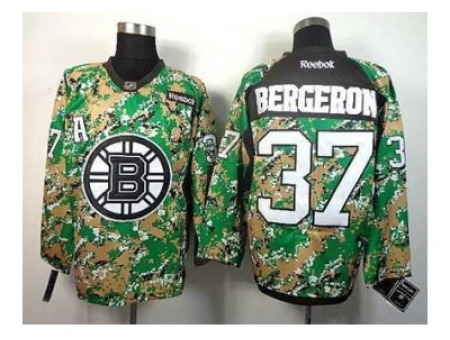 NHL Jerseys Boston Bruins #37 Bergeron Camo Jerseys[patch A]