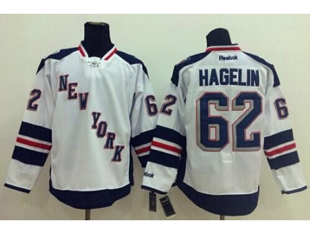 New York Rangers #62 Carl Hagelin White 2014 Stadium Series Stitched NHL Jersey