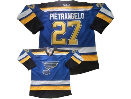 St. Louis Blues #27 Alex Pietrangelo Light Blue Home Stitched NHL Jersey