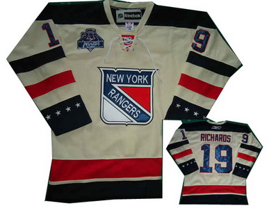 2011 NHL New York Rangers #19 RICHAROS WHITE(WINTER CLASSIC)JERSEY