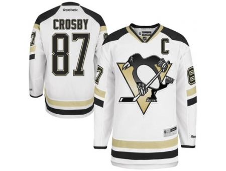 Pittsburgh Penguins Sidney Crosby 87# 2014 Stadium Series White Jersey