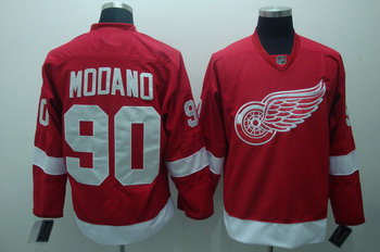 Detroit Red Wings 90 Modano Red Jerseys