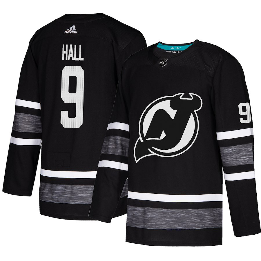 Devils #9 Taylor Hall Black Authentic 2019 All Star Stitched Hockey Jersey