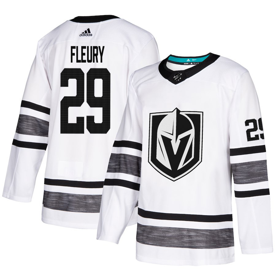 Golden Knights #29 Marc Andre Fleury White Authentic 2019 All Star Stitched Hockey Jersey