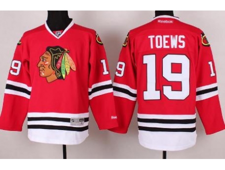 Chicago Blackhawks 19 Jonathan Toews Red NHL Jersey