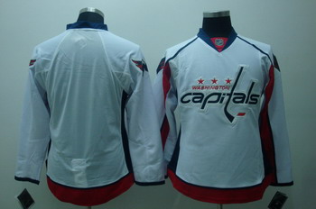 Washington Capitals Blank white Jerseys