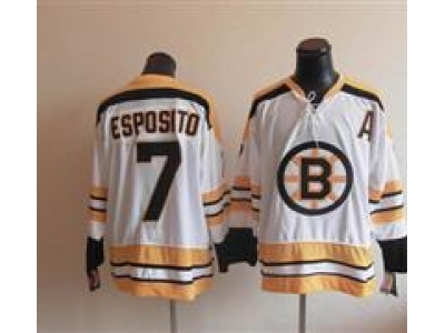 NHL Jerseys Boston Bruins #7 Esposito White Jersey