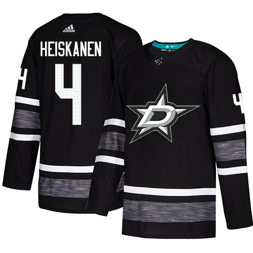 Stars #4 Miro Heiskanen Black Authentic 2019 All Star Stitched Hockey Jersey