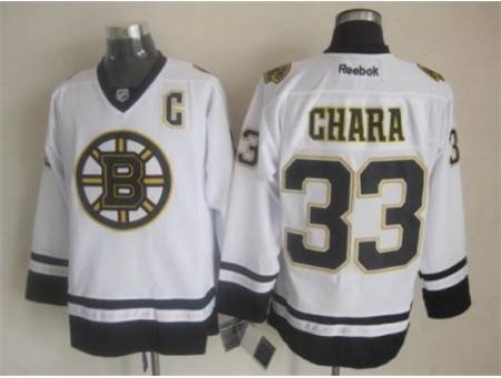 NHL Boston Bruins #33 Zdeno Chara White Fashion Stitched Jerseys