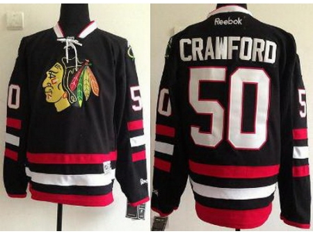 Chicago Blackhawks 50 Corey Crawford 2014 Stadium Series Jerseys