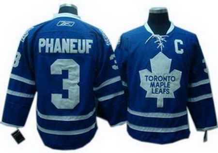 KIDS Toronto Maple Leafs 3 Phaneuf blue C patch