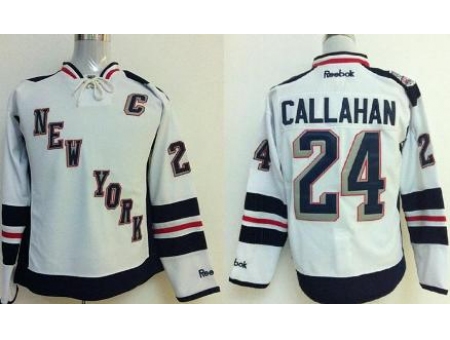 New York Rangers 24 Ryan Callahan White 2014 Stadium Series Jersey