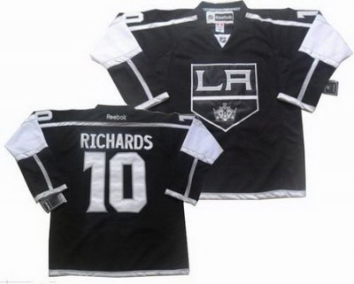 Los Angeles Kings 10# Mike Richards black jersey