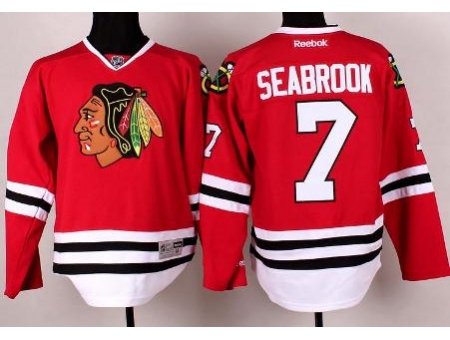 Chicago Blackhawks 7 Brent Seabrook Red Hockey NHL Jerseys