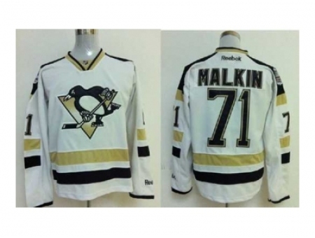 NHL Jerseys Pittsburgh Penguins #71 Malkin white[2014 new stadium]