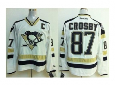 NHL Jerseys Pittsburgh Penguins #87 Crosby white[2014 new stadium][patch C]