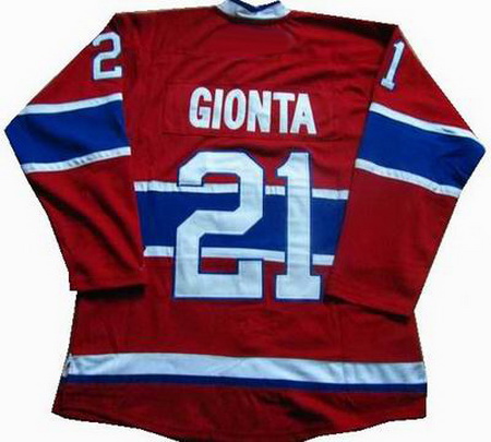 Youth Montreal Canadiens #21 GIONTA Red