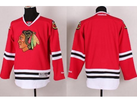 Chicago Blackhawks Blank Red NHL Jersey