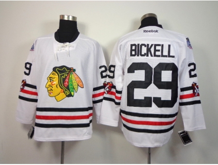 NHL Chicago Blackhawks #29 Bickell 2015 Winter Classic White Jerseys