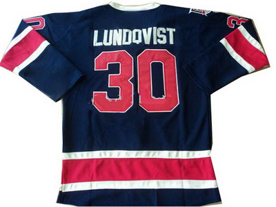 2011 Newest Hockey Jerseys #30 Lunqovist New York Rangers Dark Blue jersey