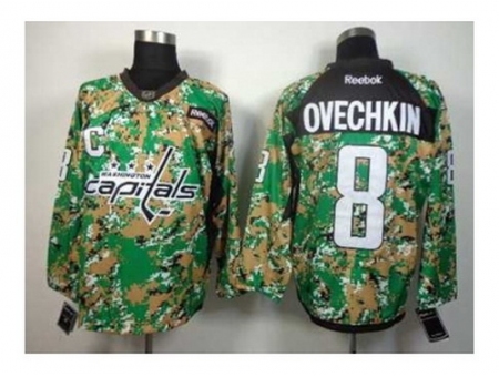 NHL Jerseys Washington Capitals #8 Ovechkin camo[patch C]