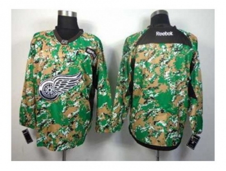 NHL Jerseys Detroit Red Wings Blank Camo[patch C]