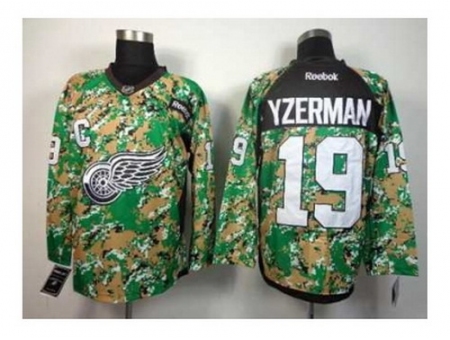 NHL Jerseys Detroit Red Wings #19 Yzerman camo[patch C]