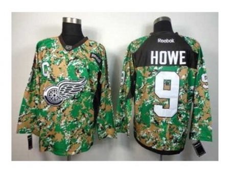 NHL Jerseys Detroit Red Wings #9 Howe Camo[patch C]