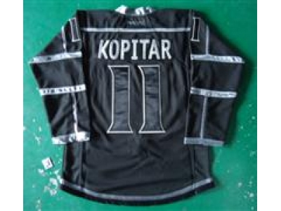 NHL Los Angeles Kings #11 Anze Kopitar Black Jersey