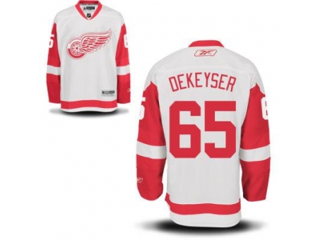 Detroit Red Wings 65 Danny DeKeyser White NHL Jersey