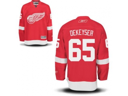 Detroit Red Wings 65 Danny DeKeyser Red NHL Jersey