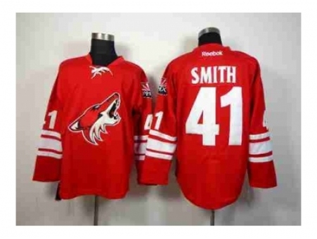 NHL Jerseys Phoenix Coyotes #41 Smith red