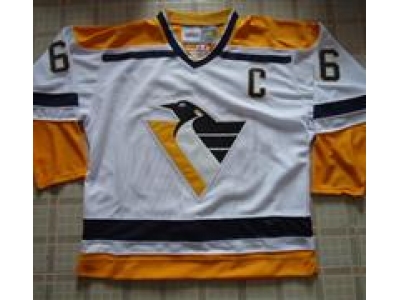 NHL jerseys Pittsburgh Penguins #66 Mario LEMIEUX white-Yellow