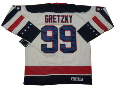 New York Rangers #99 wayne gretzky cream ice hockey jerseys