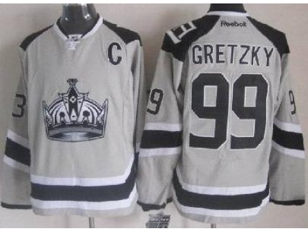 Los Angeles Kings #99 Wayne Gretzky Grey NHL Jerseys 2014 New Style