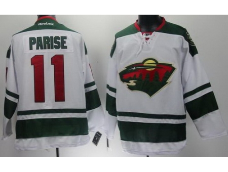 Minnesota Wild 11 Zach Parise White NHL Jerseys New