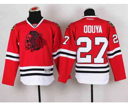 youth nhl jerseys chicago blackhawks #27 oduya red[the skeleton head][oduya]