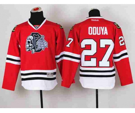 youth nhl jerseys chicago blackhawks #27 oduya red-1[the skeleton head][oduya]