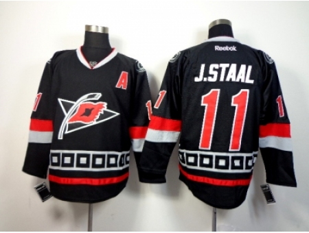 NHL Carolina Hurricanes #11 Jordan Staal Black Jerseys(Third Stitched)