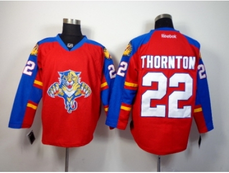 NHL Florida Panthers #22 Shawn Thornton Red Home Stitched Jerseys