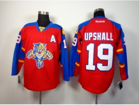 NHL Florida Panthers #19 Scottie Upshall Red Stitched Jerseys