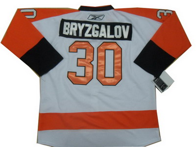 Philadelphia Flyers #30 Ilya Bryzgalov White Hockey Jersey