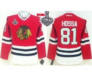 women nhl jerseys chicago blackhawks #81 hossa red[2015 stanley cup]