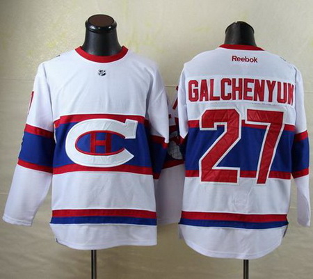 Montreal Canadiens #27 Alex Galchenyuk White New CH Stitched NHL Jersey