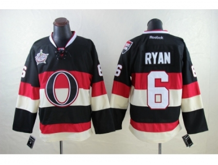 NHL Ottawa Senators #6 ryan white-black-red jerseys