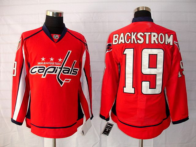 RBK hockey jerseys Washington Capitals #19 BACKSTROM red