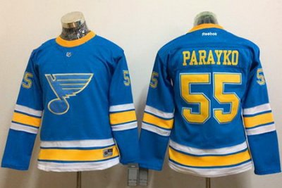 Blues #55 Colton Parayko Light Blue 2017 Winter Classic Womens Stitched NHL Jersey