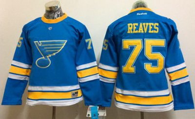 Blues #75 Ryan Reaves Light Blue 2017 Winter Classic Womens Stitched NHL Jersey