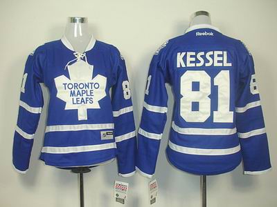 Women Toronto Maple Leafs #81 Phil Kessel BLUE Jersey